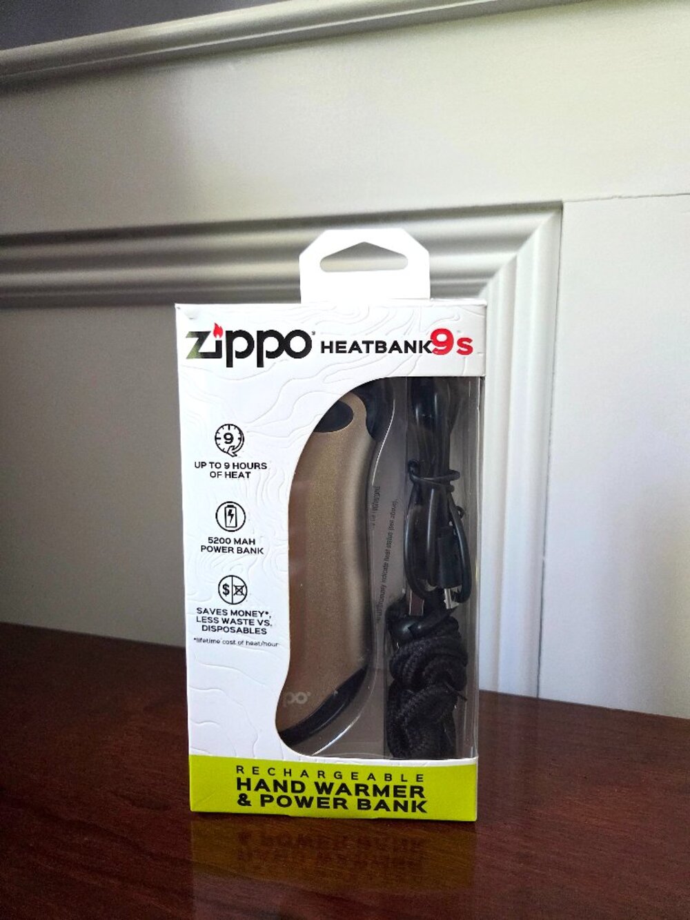ZIPPO HEATBANK 9s Rechargable Hand Warmer & Power Bank